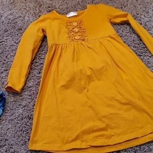 Mustard girls soft dress